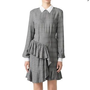 Petersyn Grey Plaid Carter Dress size S.     FF